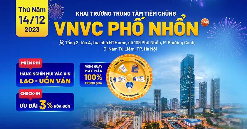 khai trương vnvc phố nhổn