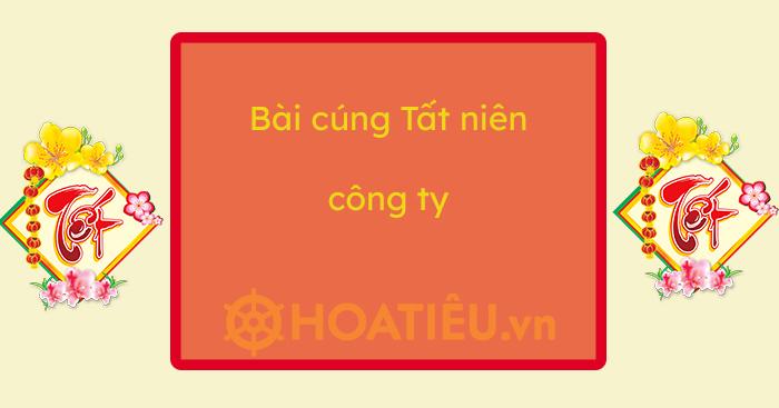 Bài cúng tất niên công ty