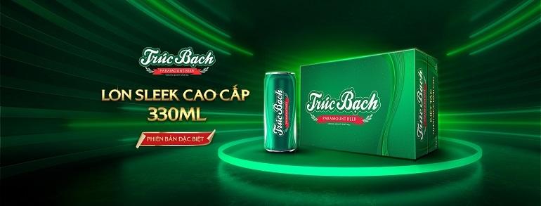 Thùng bia Trúc Bạch 24 lon 330ml - Phiên bản Tết 2023