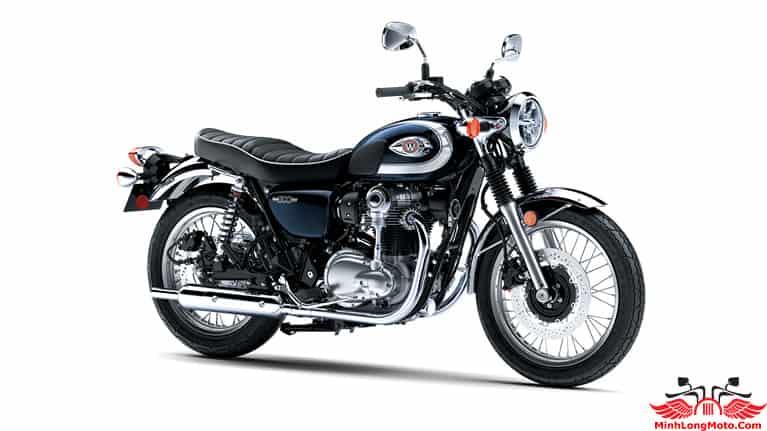 Kawasaki W800 màu Xanh mới