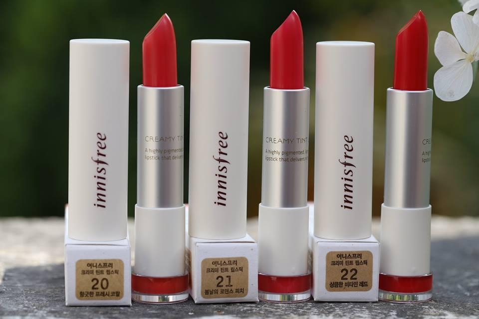 Son môi Innisfree Creamy Tint Lipstick