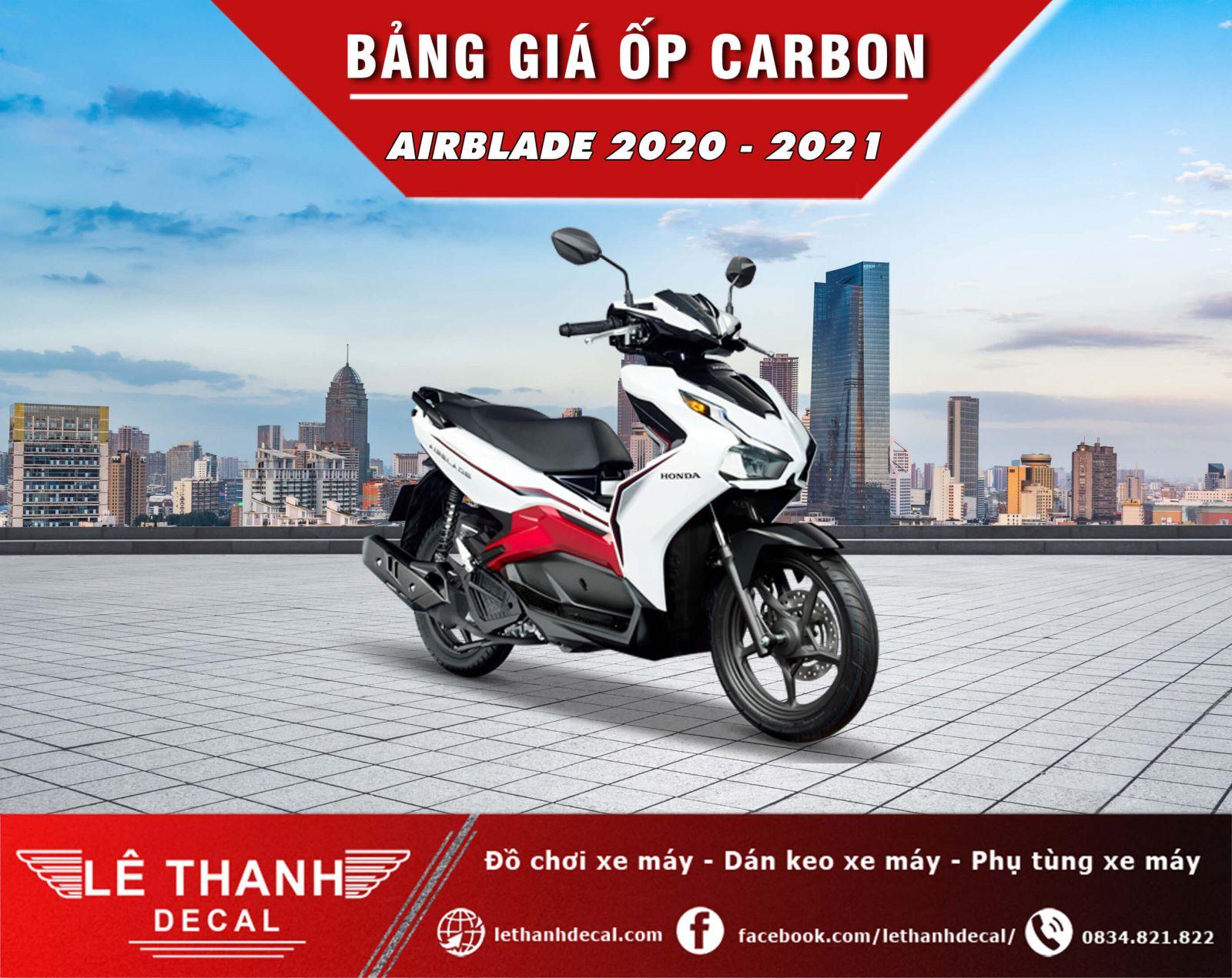 Tổng hợp, báo giá đồ chơi xe máy AirBlade 2020 - 2021 sơn carbon