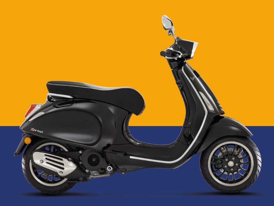 VESPA SPRINT 125 ABS SPORT LED XANH DA TRỜI