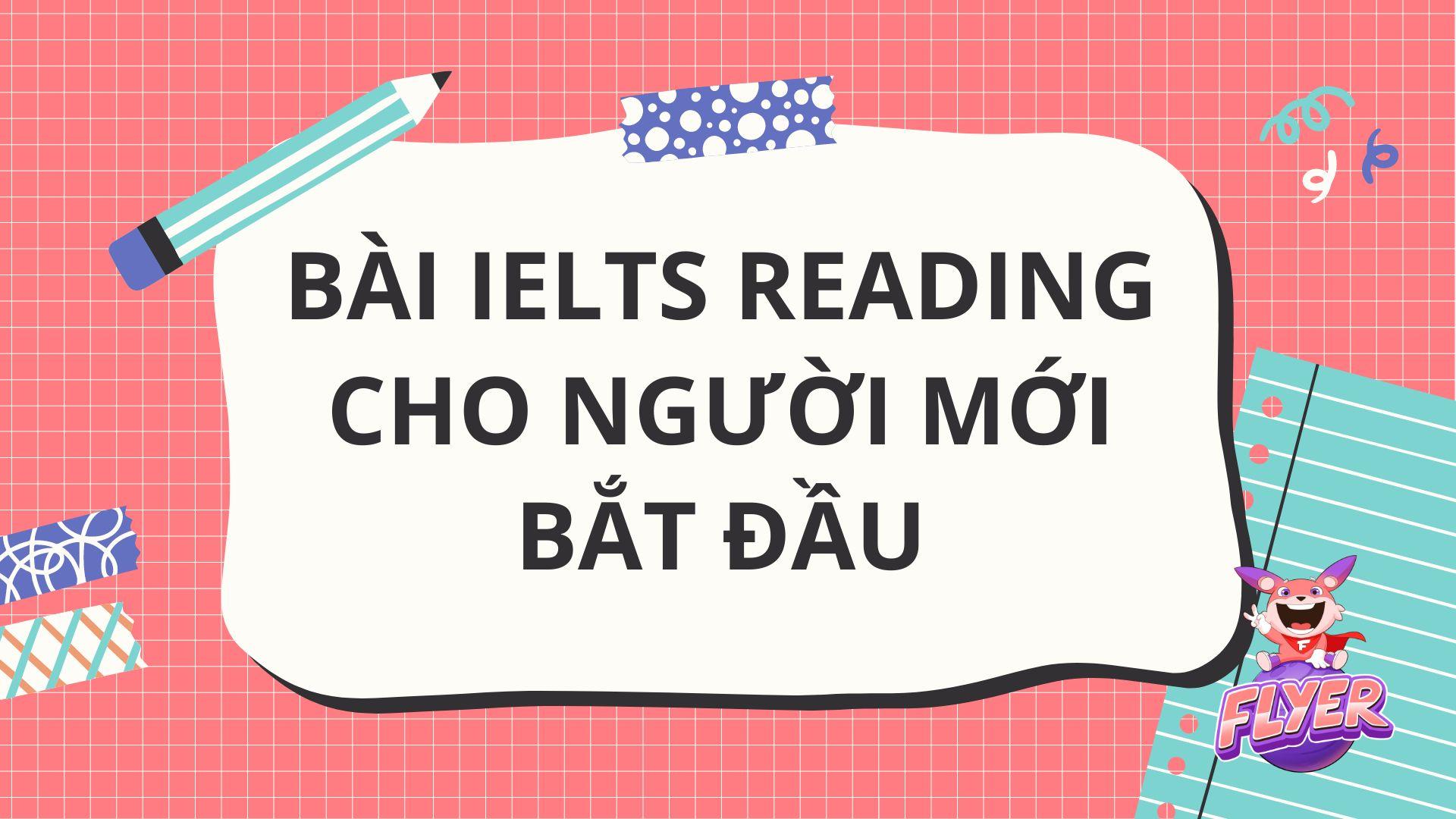 bài Reading cho người mới bắt đầu