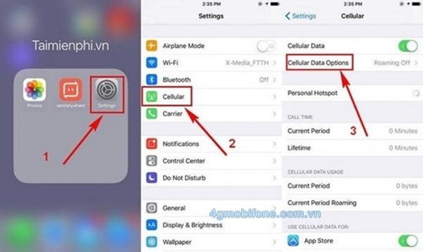 Hướng dẫn bật 4G trên điện thoại iPhone