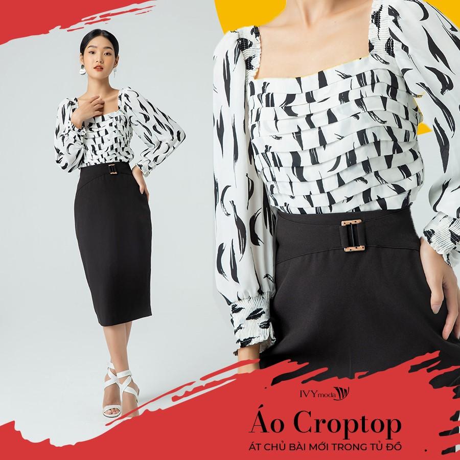 Những mẫu áo croptop nữ đẹp tay dài form dáng được ưa chuộng