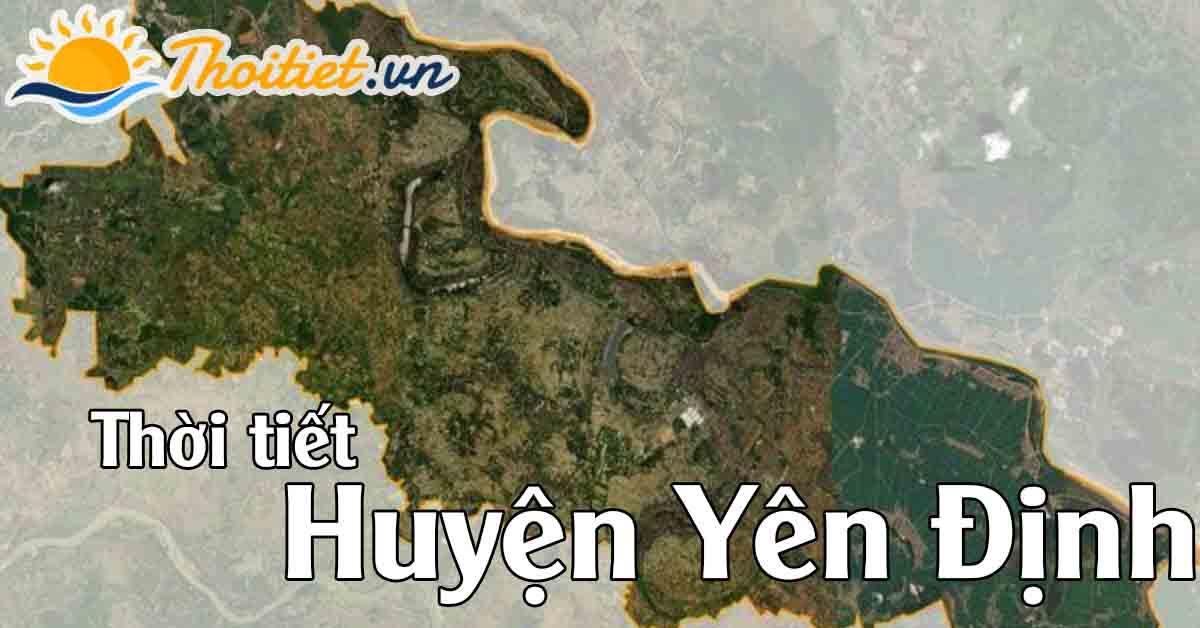 dự báo thời tiết huyện Yên Định